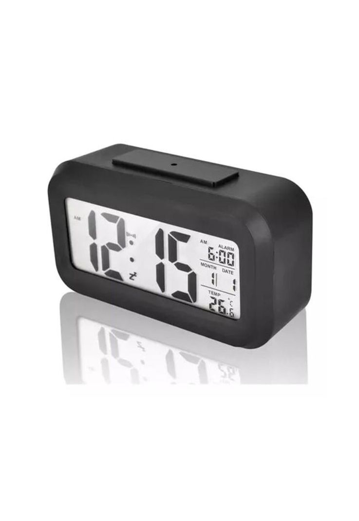 Reloj despertador pantalla led fecha temperatura alarma c...-1