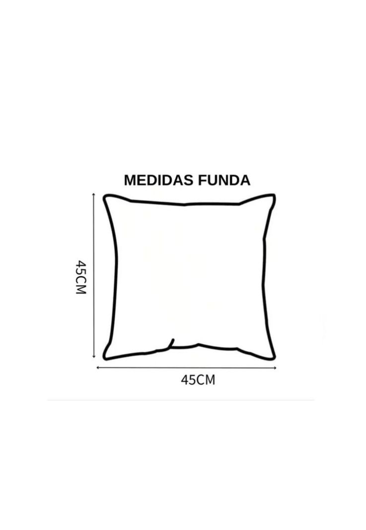 Fundas de cojines bordadas a elección 45x45 diseño 45 color blanco-1