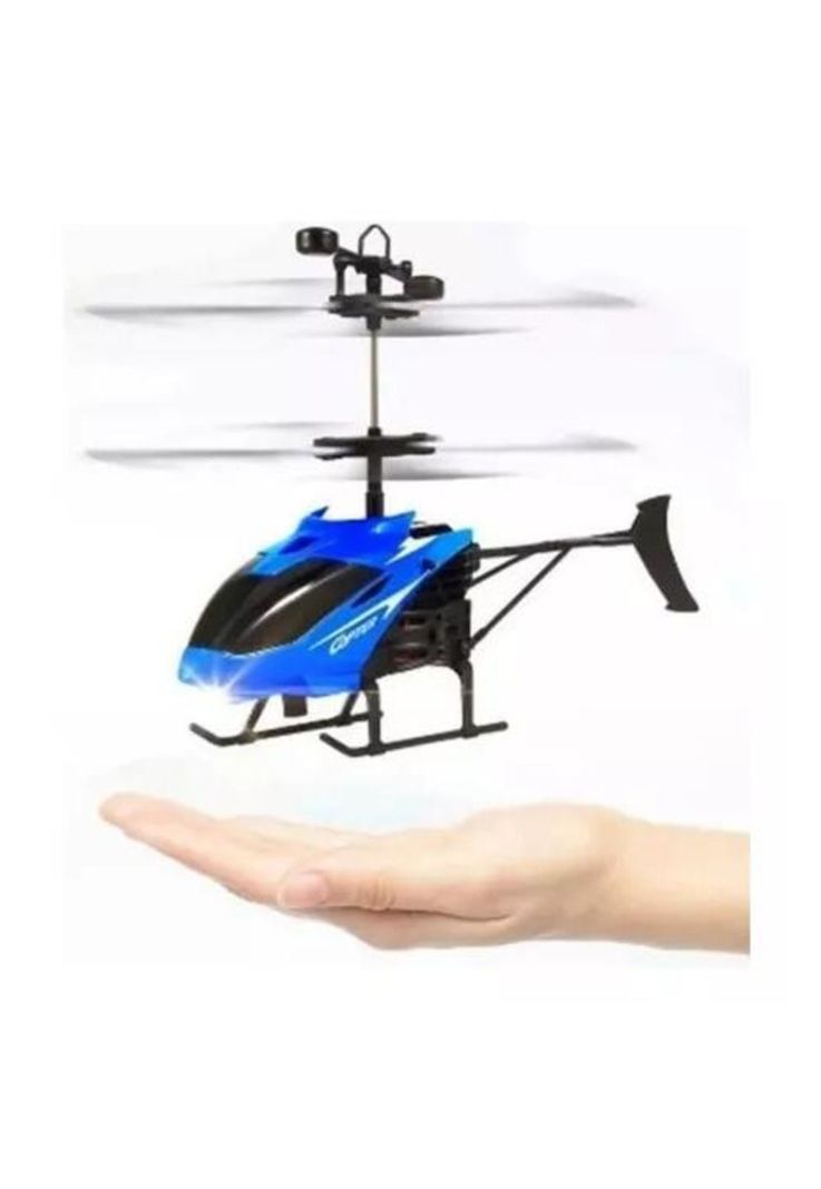 Drone mini helicóptero con sensor volador recargable color al azar-2