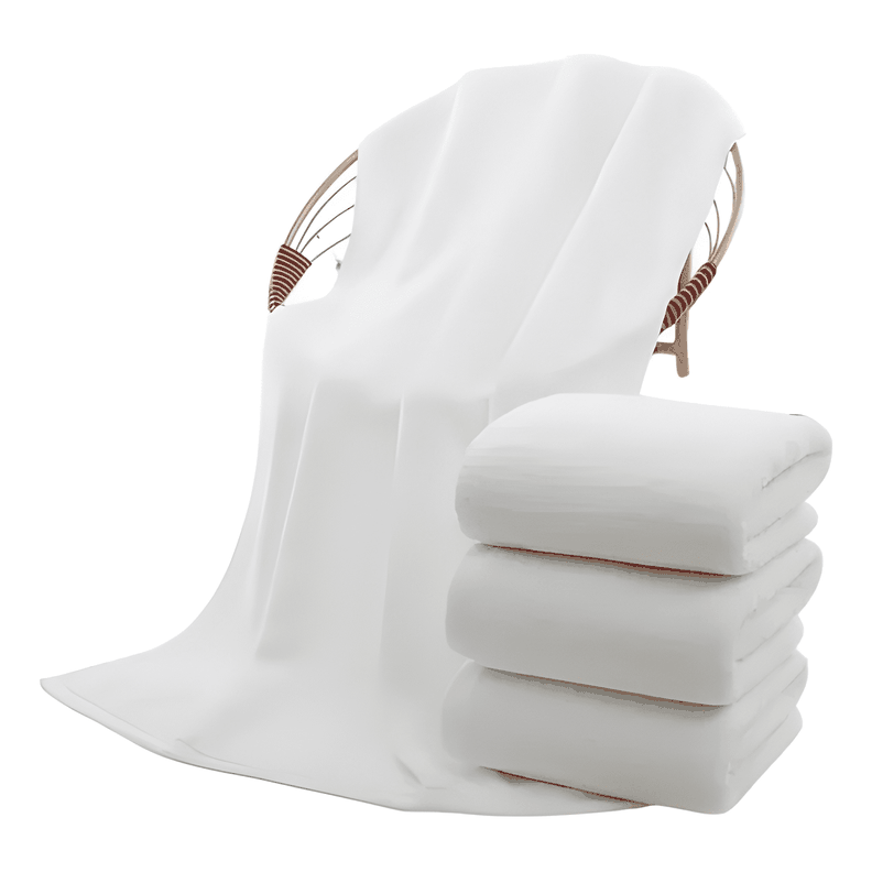 Pack 6 toallas de baño de hotel algodón 140x70 Blanco #10
