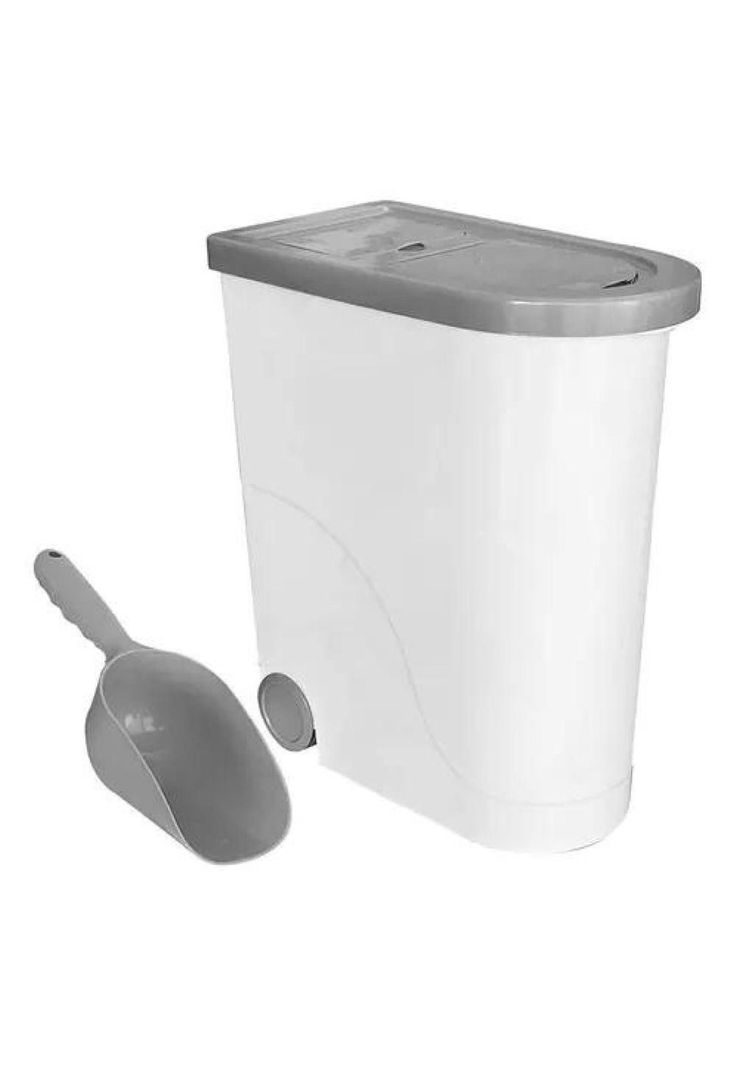 Contenedor Cubo Recipiente para Comida de Mascotas - XL, Hermético, 25 kg-1