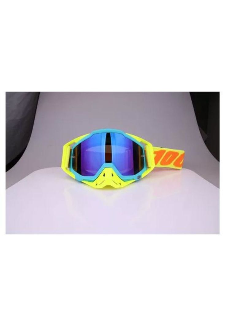 Antiparras de Motocross para Deportes Extremos - Color Amarillo-2