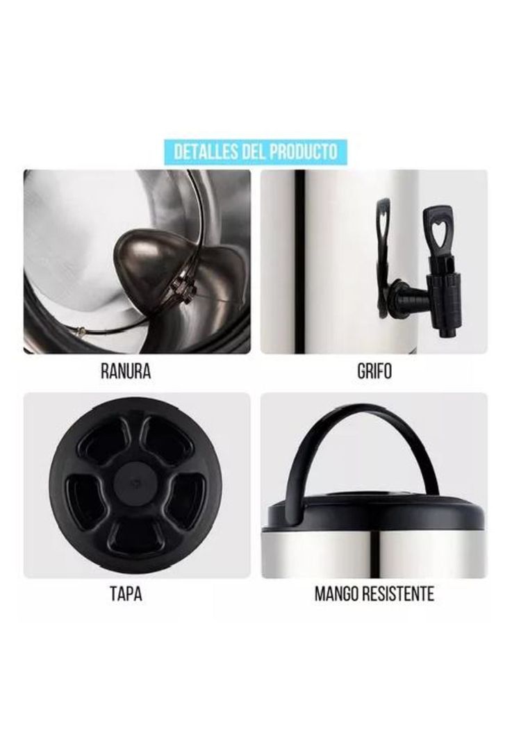 Termo para Agua Caliente - Termo de 10 L, Dispensador-1