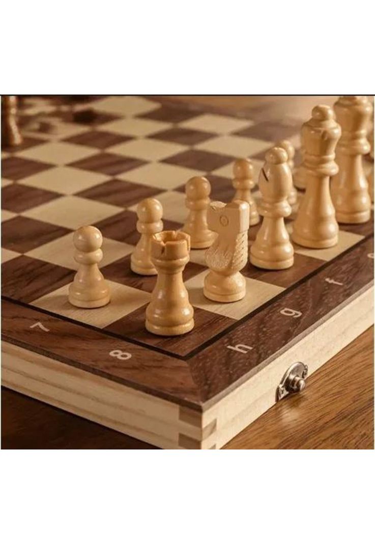 Juego de mesa de ajedrez de 39 cm tamaño grande profesional con 2 fichas-2