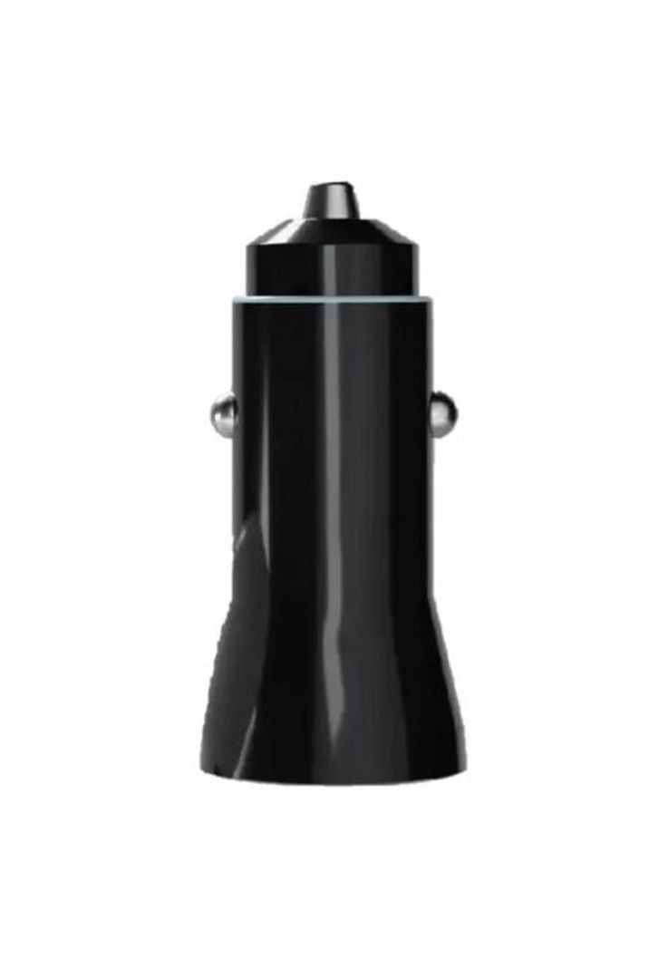 Cargador auto USB y tipo C 12V-24V carga rápida 20W mini-0