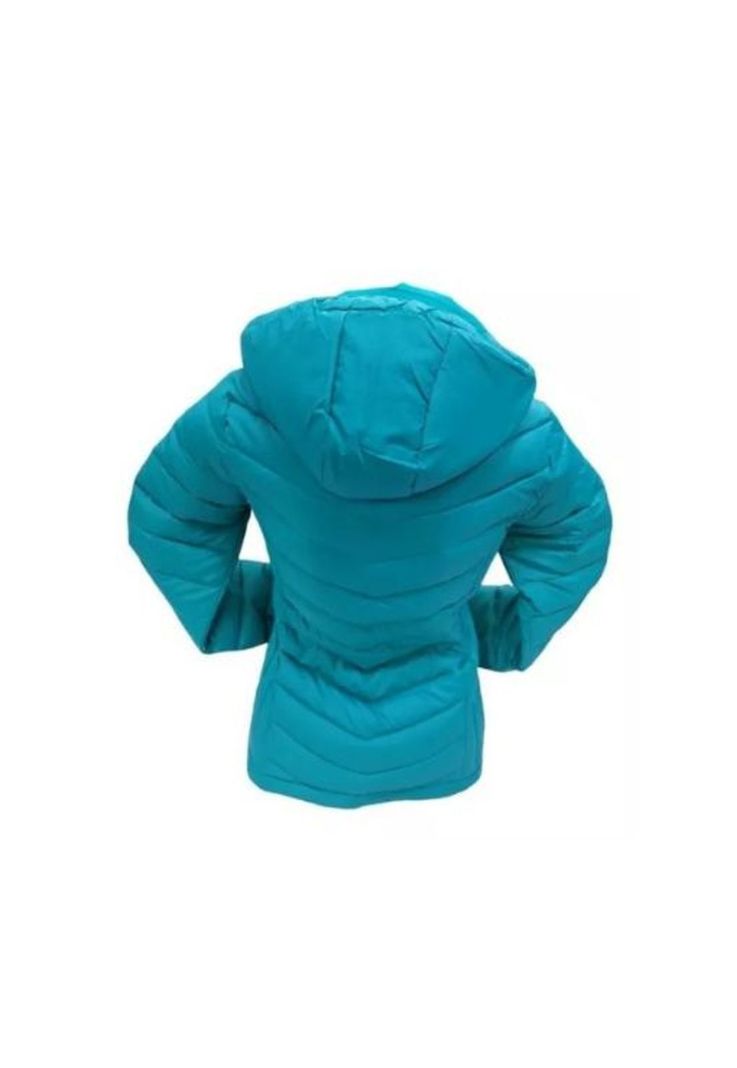 Chaqueta 3/4 Corta Mujer Engomada Térmica, Envío Rápido, Turquesa Claro, Talla L-2