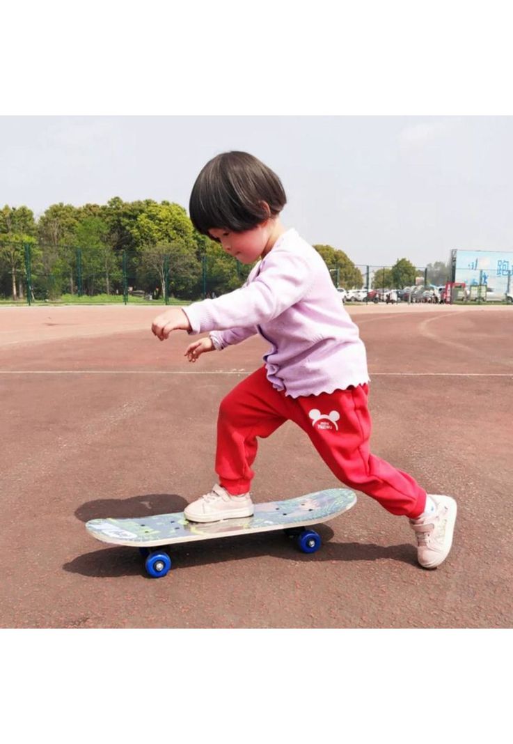 Tabla skate madera perro 7 láminas 32'', negro-3