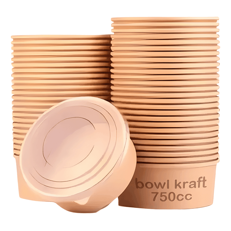 Envase bowl de 750ml pack 50 unidades colaciones ensalada