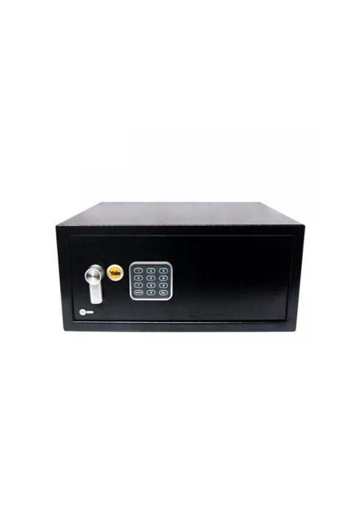 Caja fuerte electrónica yale para notebook 24 lts negra-0