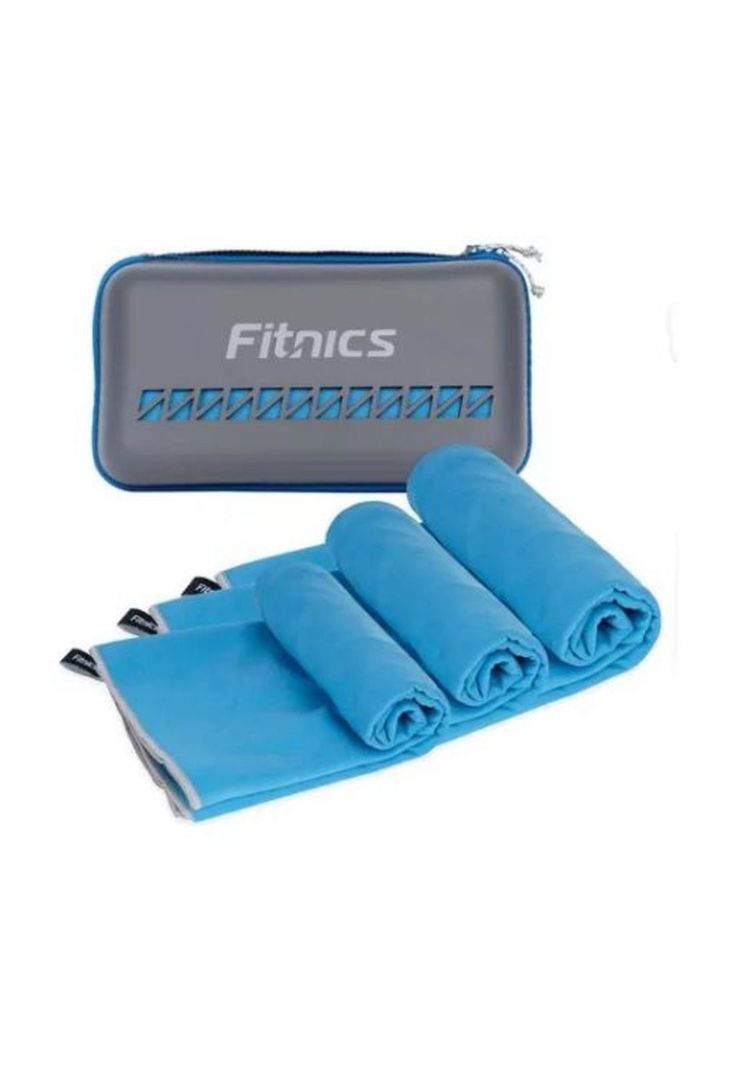 Toalla microfibra fitnics secado rapido estuche viaje color-0