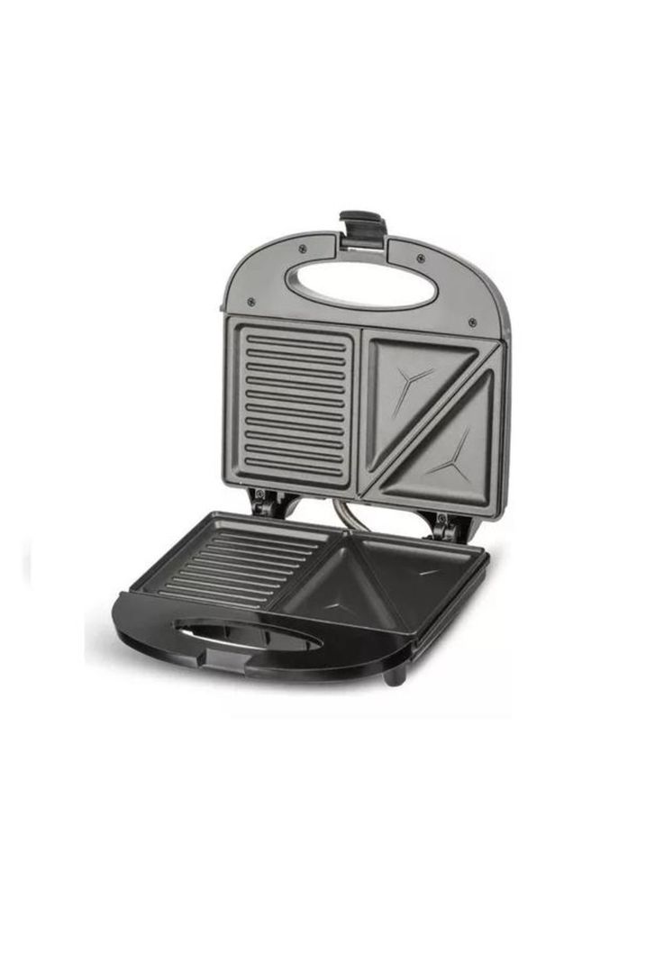 Tostadora eléctrica grill sandwich maker 220V, color negro-1