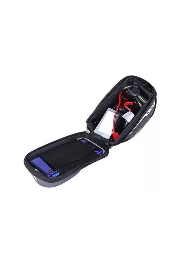 Soporte porta celular moto y bicicleta, impermeable XL Pro, color negro-3