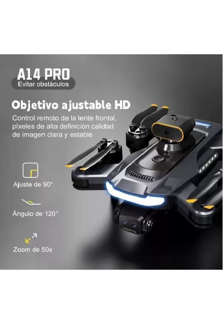 Drone 8K con cámara dual y 2 baterías anti-obstáculos giro 360-5