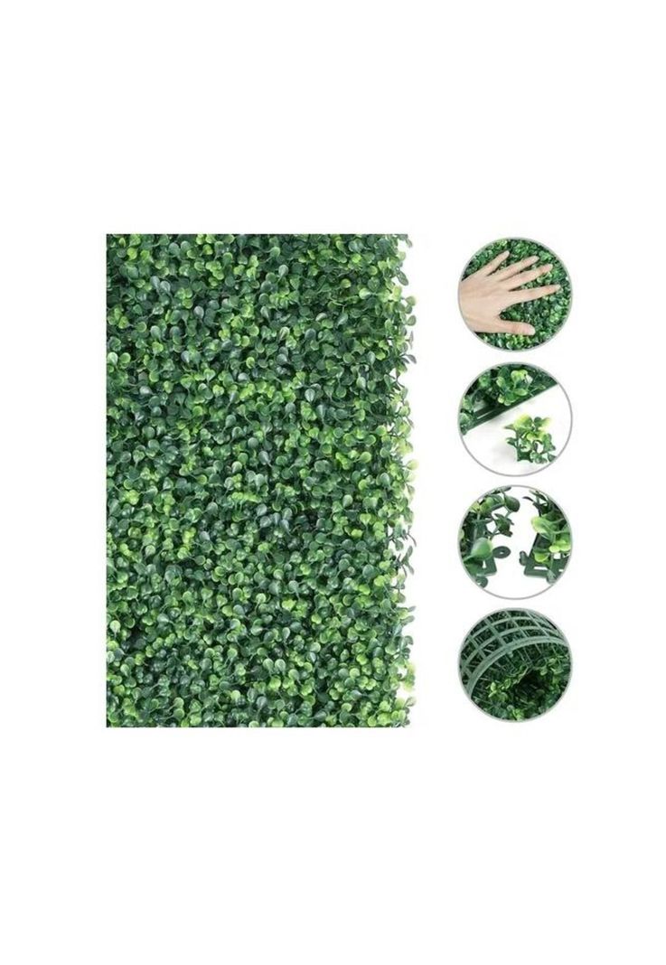 10 Mallas Trébol Cerca Pasto Artificial Enredaderas Vallas-4