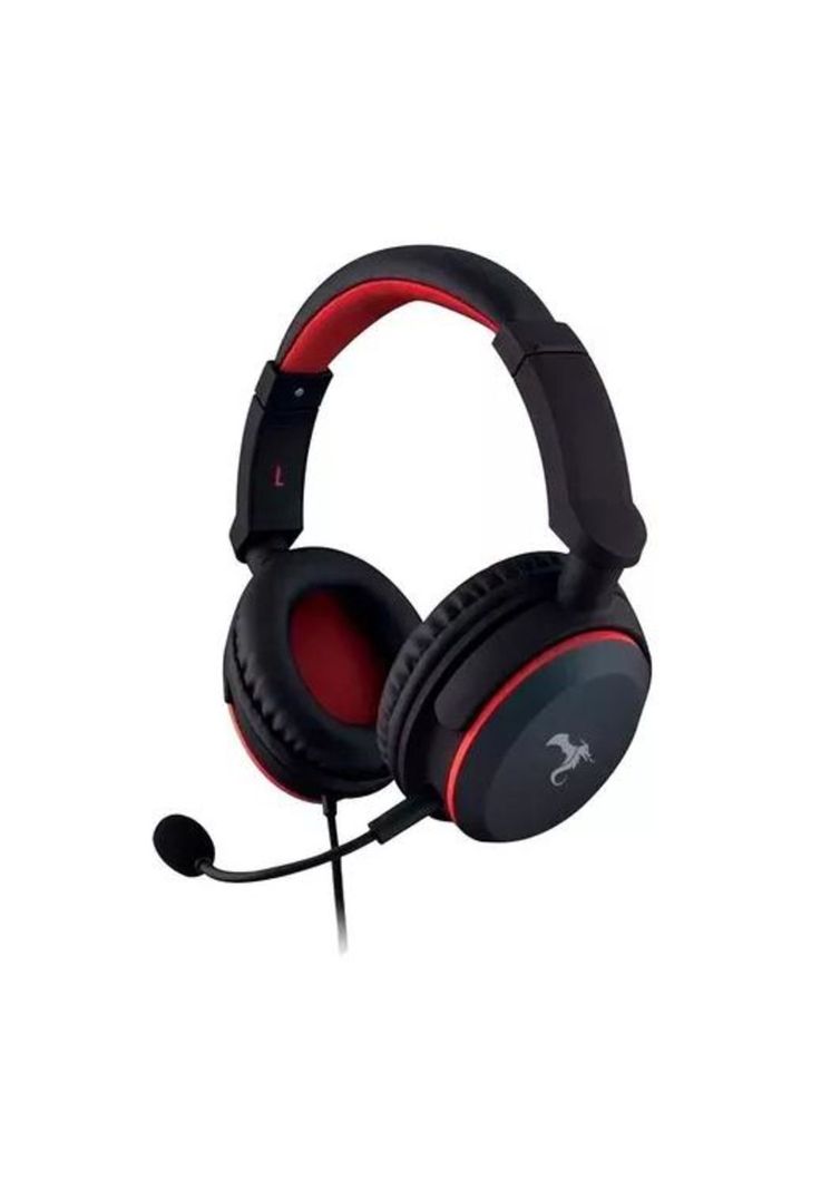 Audífonos gamer Kolke Hero entrada jack 3.5mm rojo-0