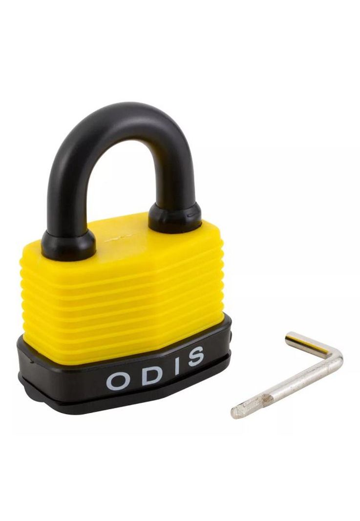 Candado odis waterproof combinación - waterproof color am...-1