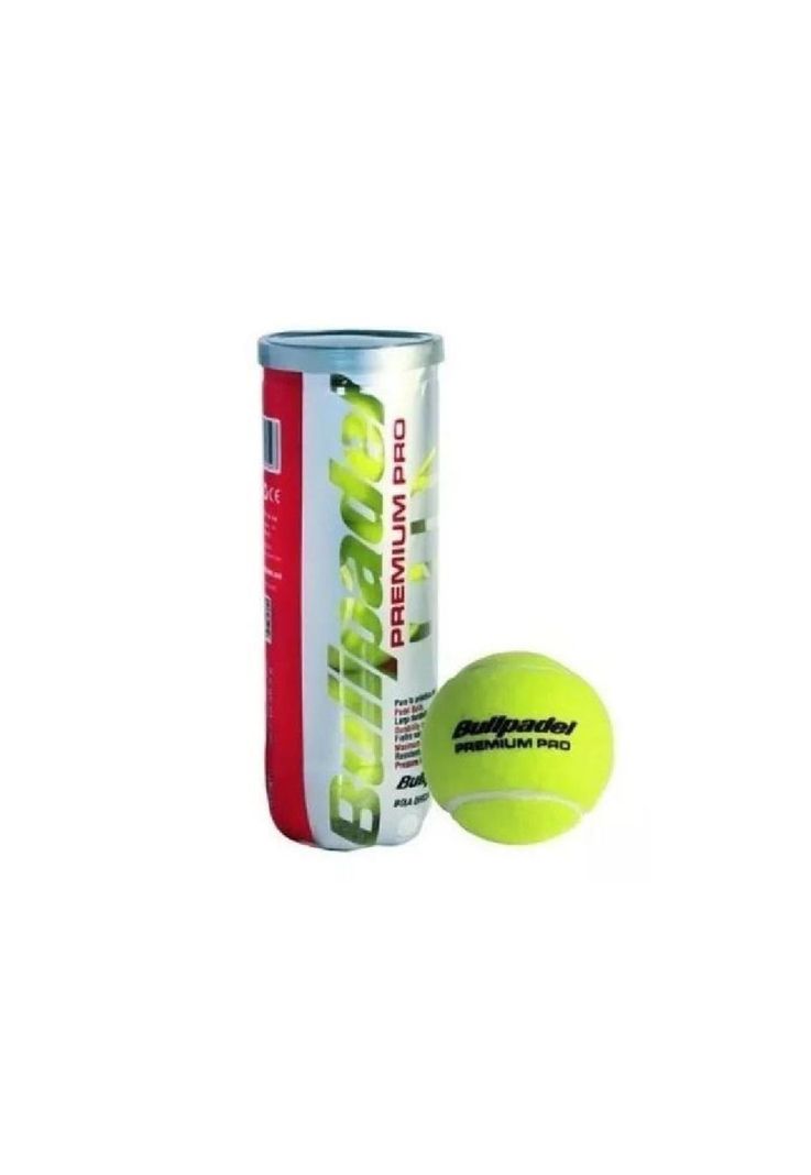 Tubo de Pelotas de Padel - Bullpadel, Pack de 3 Premium Paddle Importadas-2