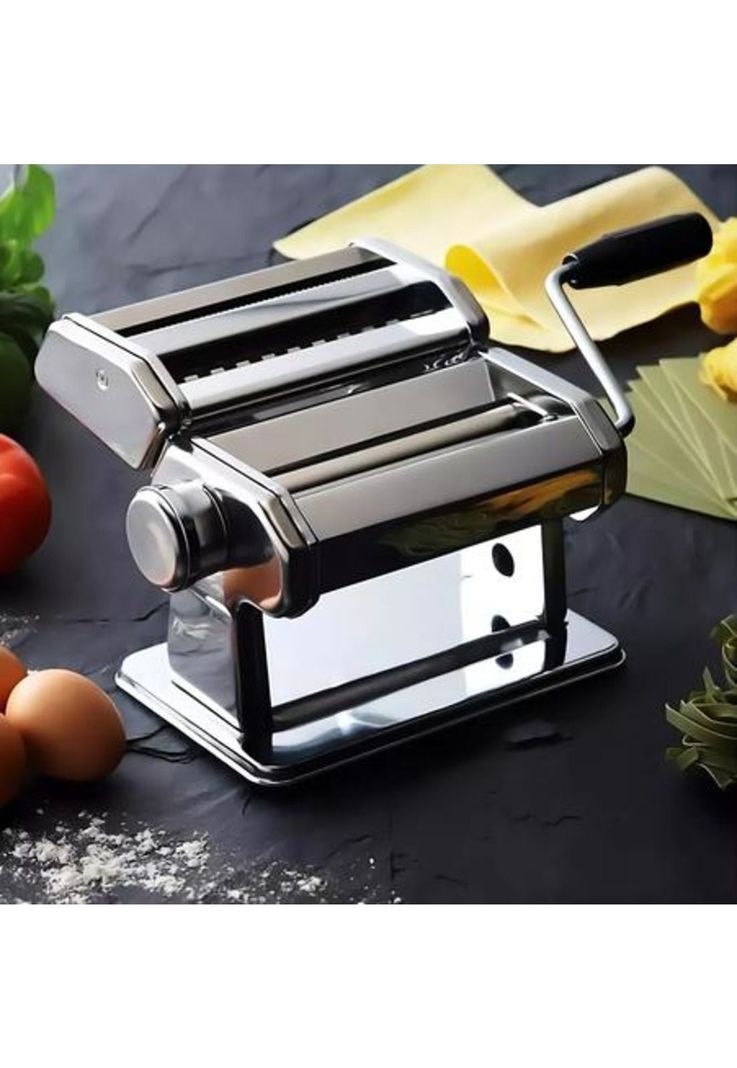 Máquina para hacer pasta spaghetti 3 en 1 color plateado-1