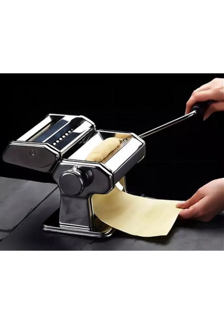 Máquina para hacer pasta spaghetti 3 en 1 color plateado-3