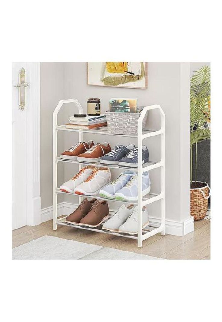 Mueble zapatero organizador 4 niveles armable-1