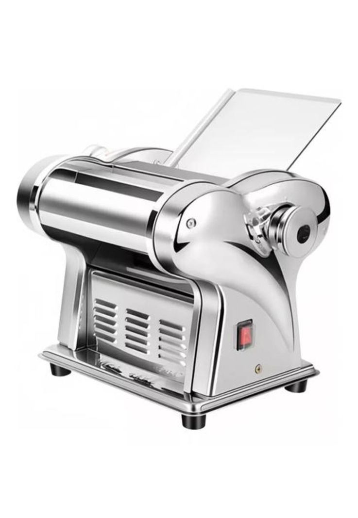Máquina para hacer fideos con rodillo masa 2en1 plateado-2
