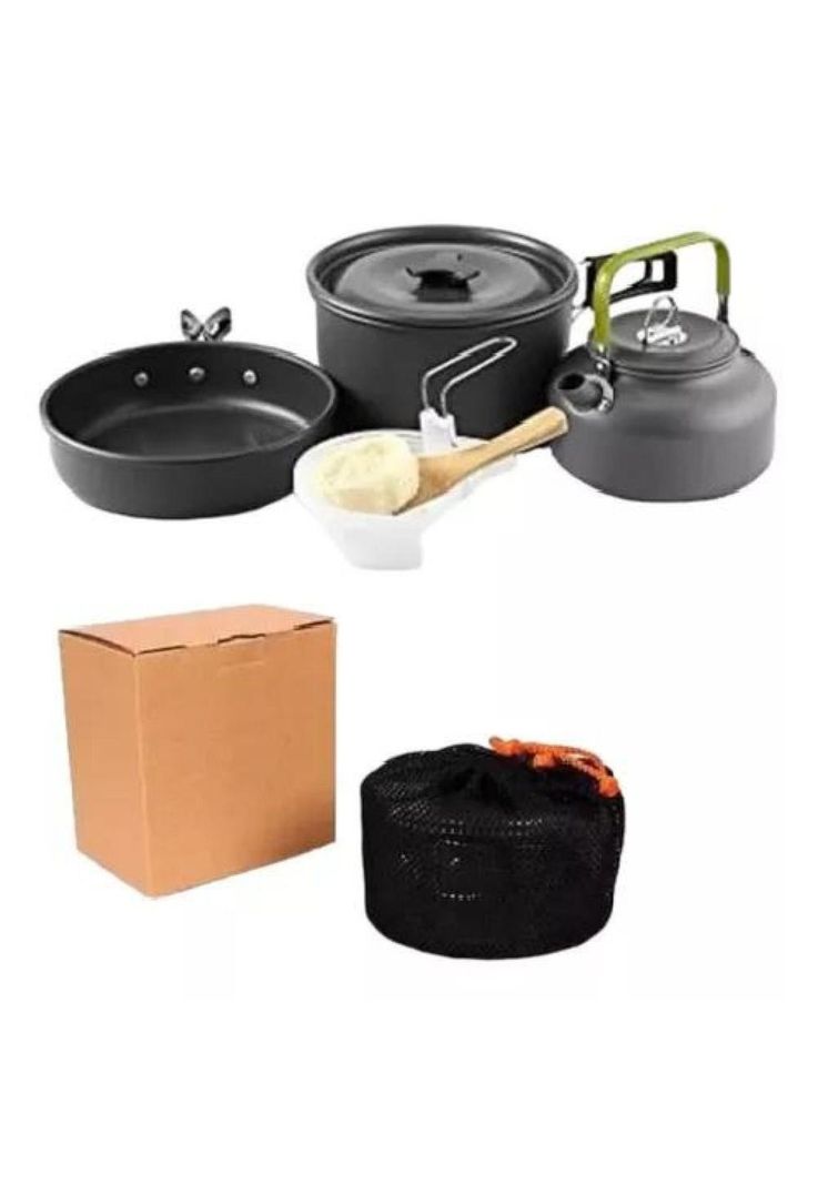 Set de Ollas Outdoor - Camping, 2 Piezas, Trekking-1