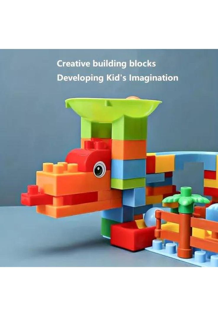 Bloques didácticos tobogán de pelotas, 102 pcs, juguete niños multicolor-3