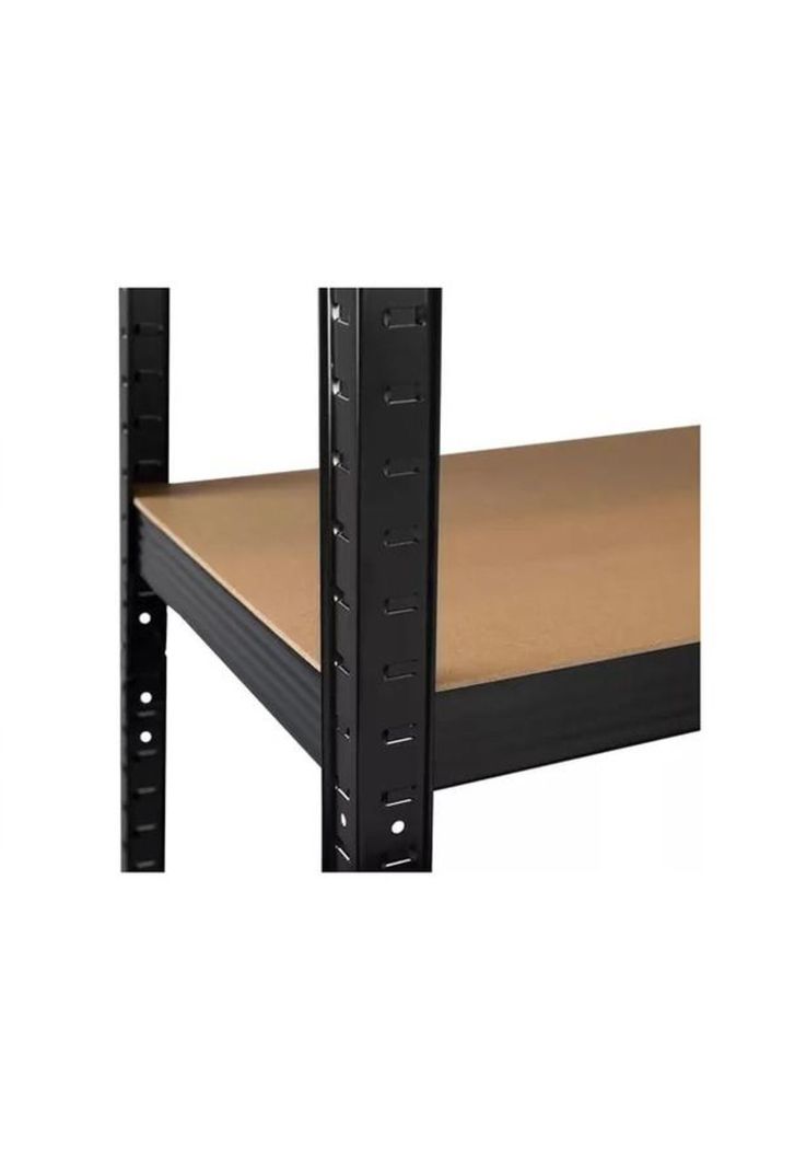 Estante Metálico Negro 180x90x40cm Soporta 400kg-1