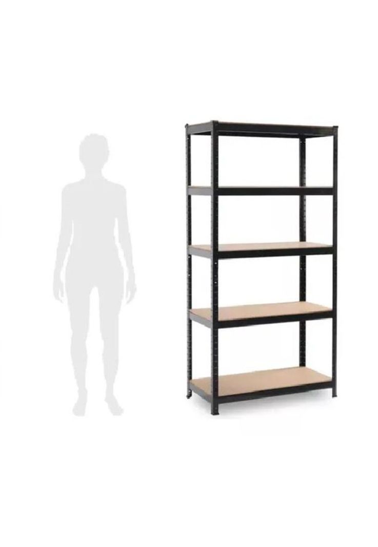 Estante Metálico Negro 180x90x40cm Soporta 400kg-2