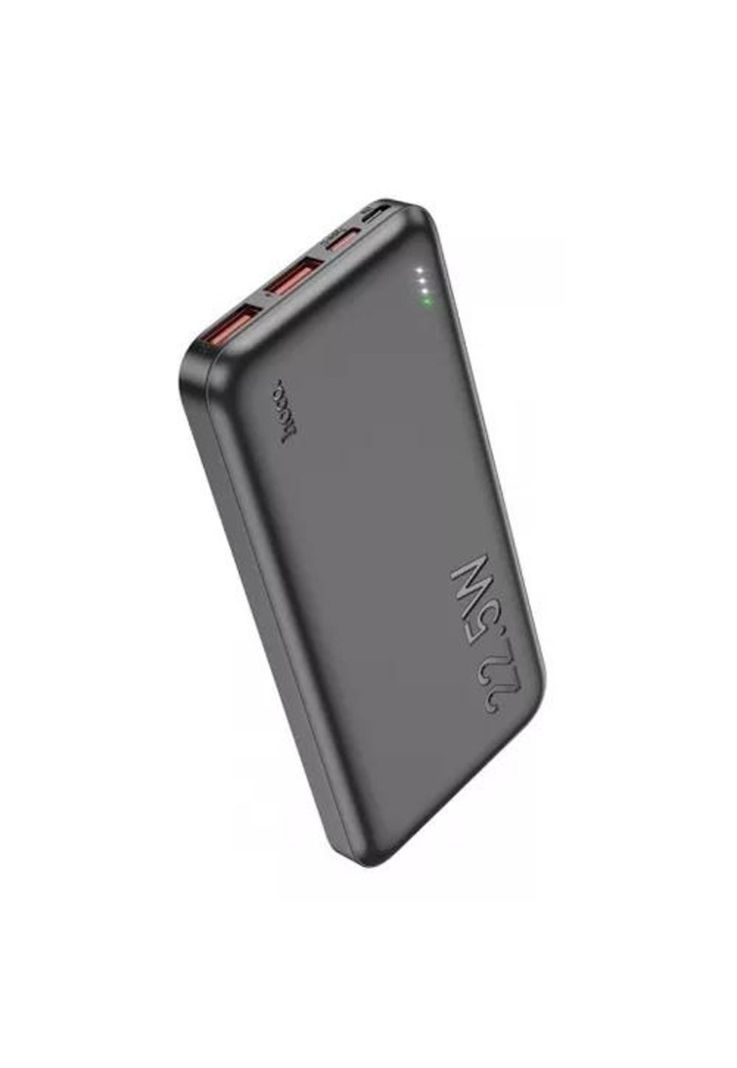 Power bank Hoco 10,000 mAh, 22.5W, cargador portátil, color negro-0