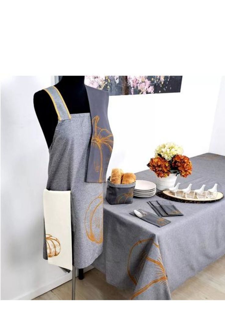 Mantel zapallo estampado 160x250 cm, marengo-2