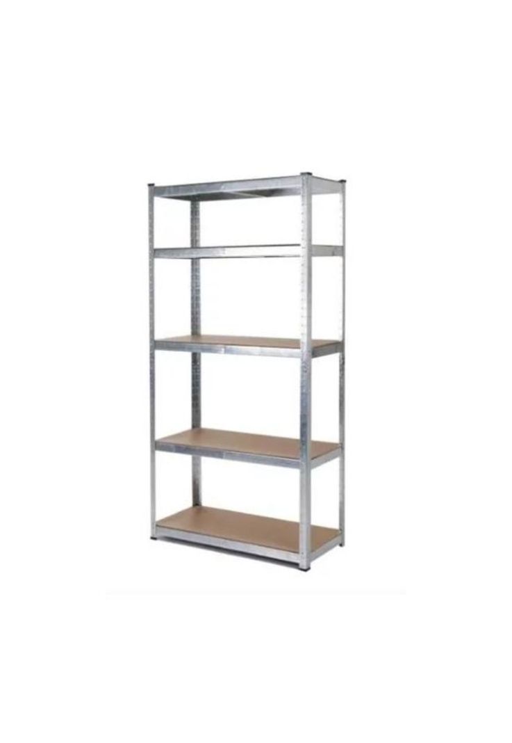 Estante Rack Metálico 180 x 90 x 40 Galvanizado Imsi Home Plateado-0