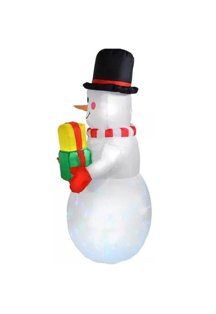 Muñeco de Navidad Houzer mkz-munenieve150 multicolor 150 cm x 65 cm x 100 cm-4