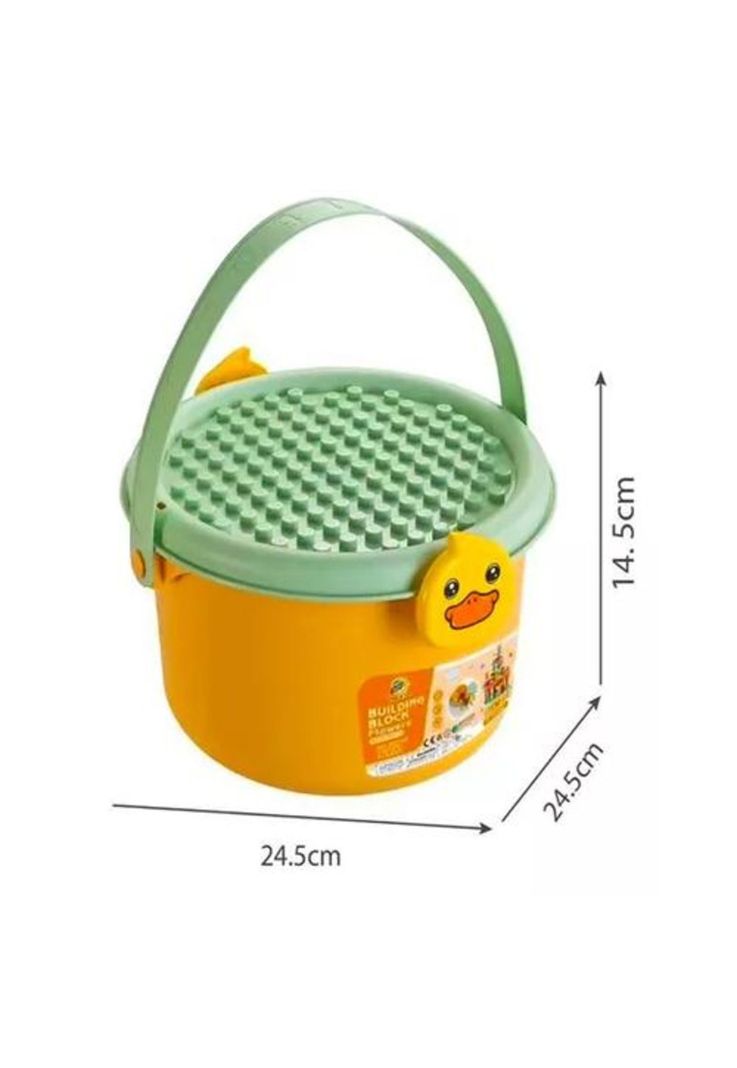 Balde de bloques de construcción 142 pcs juguete didáctico-3