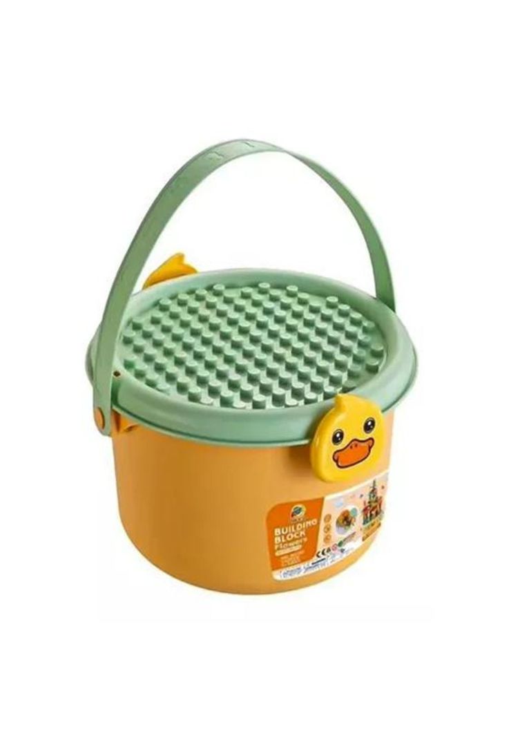 Balde de bloques de construcción 142 pcs juguete didáctico-4