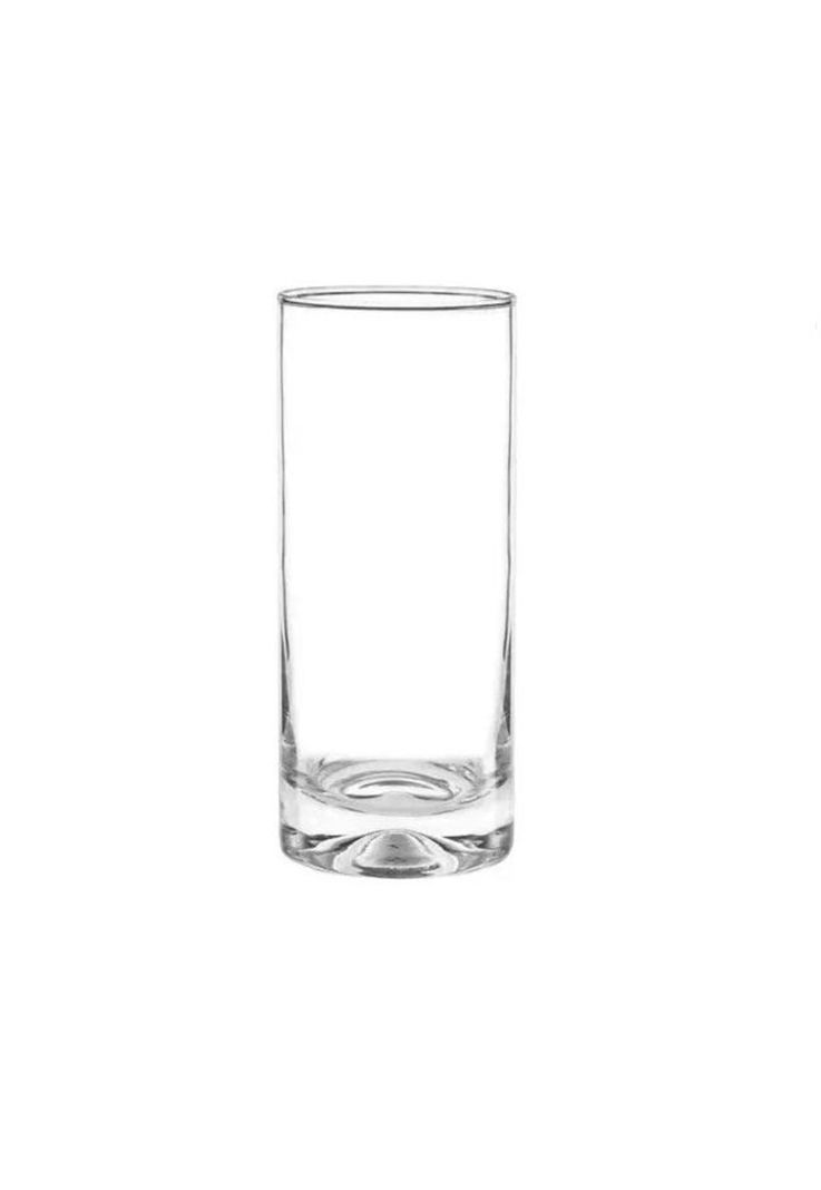 Set 6 Vasos Altos 450ml Manhattan Vidrio Trago Largo-0