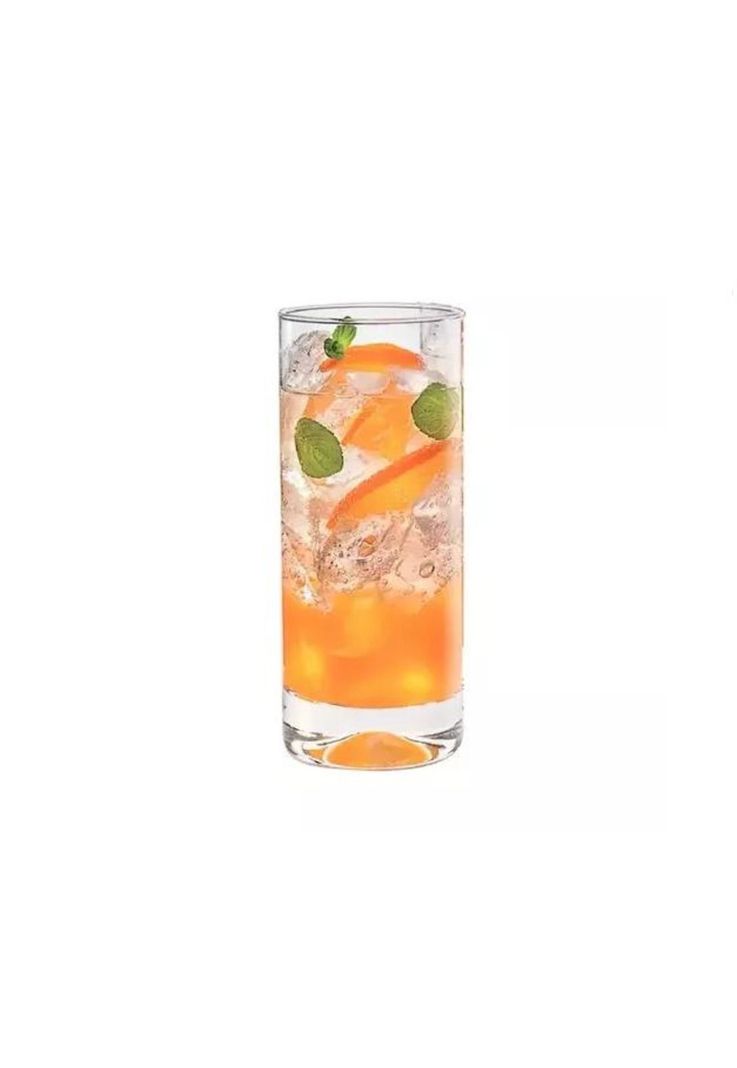 Set 6 Vasos Altos 450ml Manhattan Vidrio Trago Largo-2
