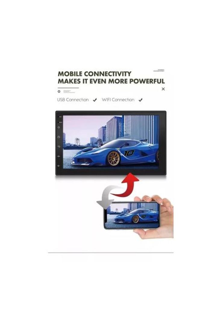 Radio Android 10.1 con GPS, Bluetooth y cámara retroceso, color negro-4