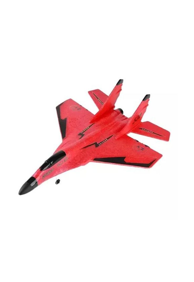 Avión de combate a control remoto de juguete Su-35 AMC rojo-0