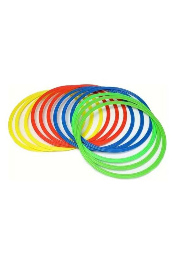 Set de 12 Aros de Agilidad - 40 cm, Entrenamiento para Deporte y Fútbol-0