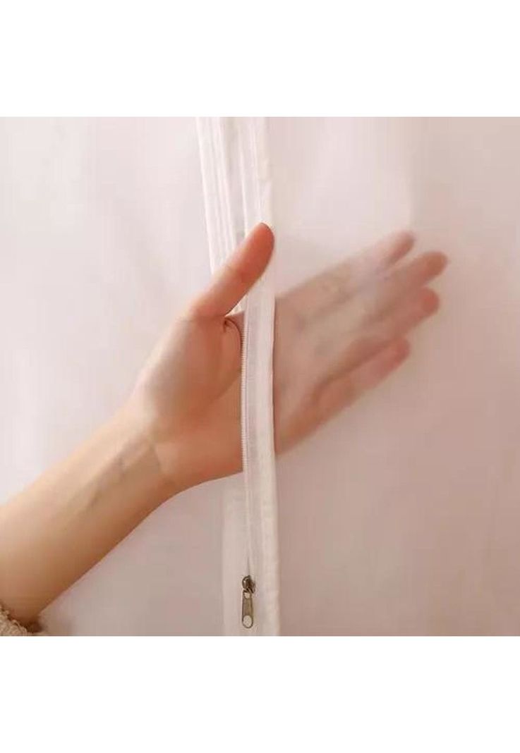 Fundas bolsas transparentes para ropa 5 pcs blancas-5