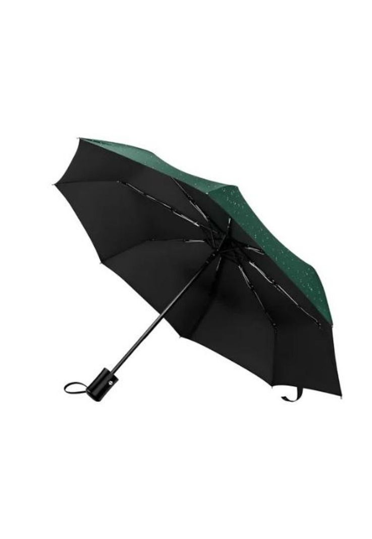 Paraguas lluvia plegable automatico varillas color verde-0