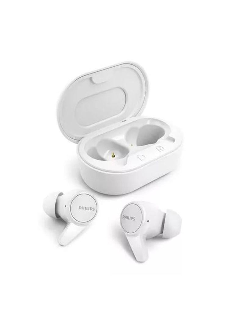 Audífono true wireless Bluetooth Philips Tat1207 blanco-0