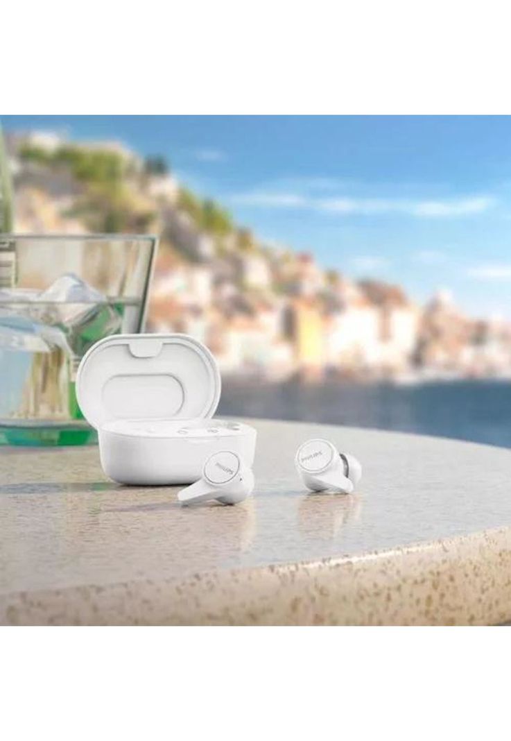 Audífono true wireless Bluetooth Philips Tat1207 blanco-5