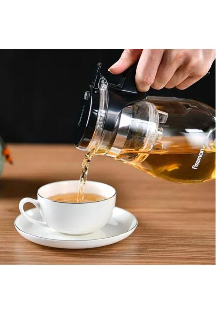Tetera de Vidrio - Con Infusor, 900 ml, Gunfu-3