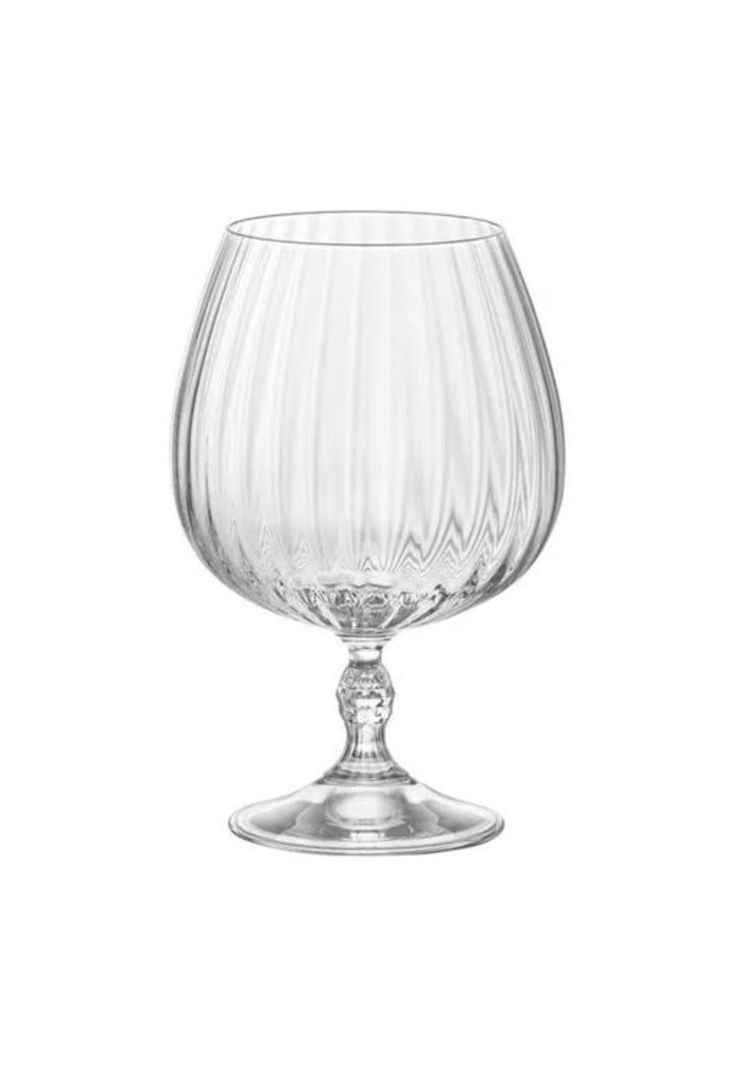 Set 6 Copas Brandy Cognac Cristal Bormioli Rocco Premium Transparente-0
