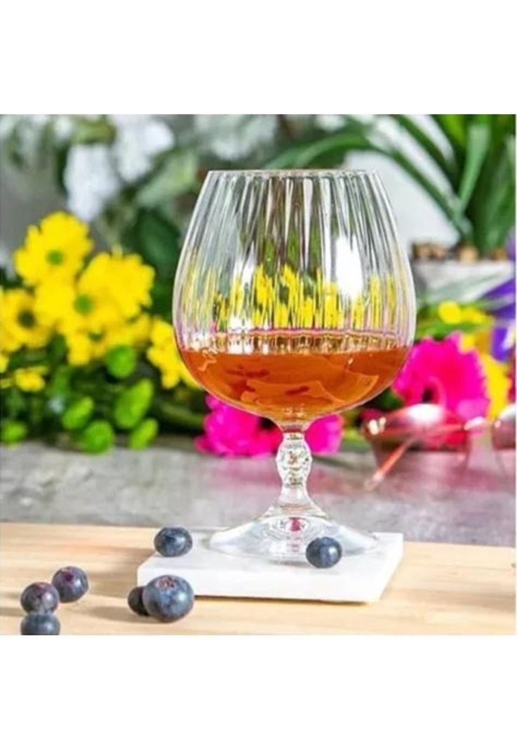 Set 6 Copas Brandy Cognac Cristal Bormioli Rocco Premium Transparente-2