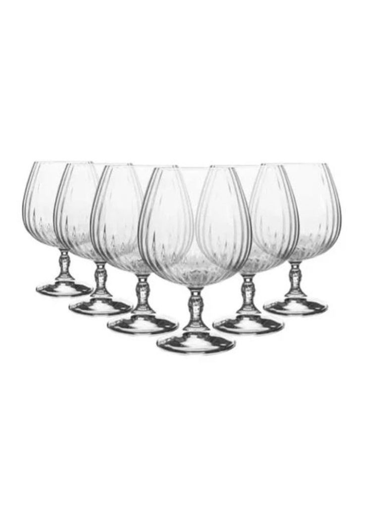 Set 6 Copas Brandy Cognac Cristal Bormioli Rocco Premium Transparente-3