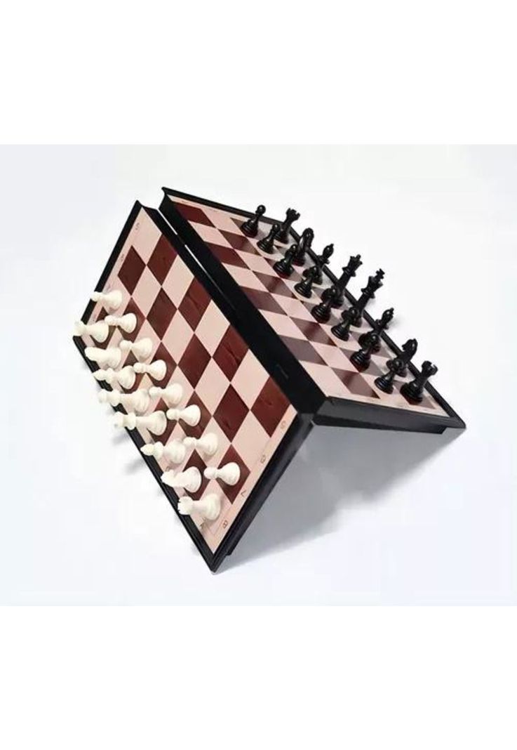 Tablero de ajedrez magnético juego de mesa 25x25 cm-1
