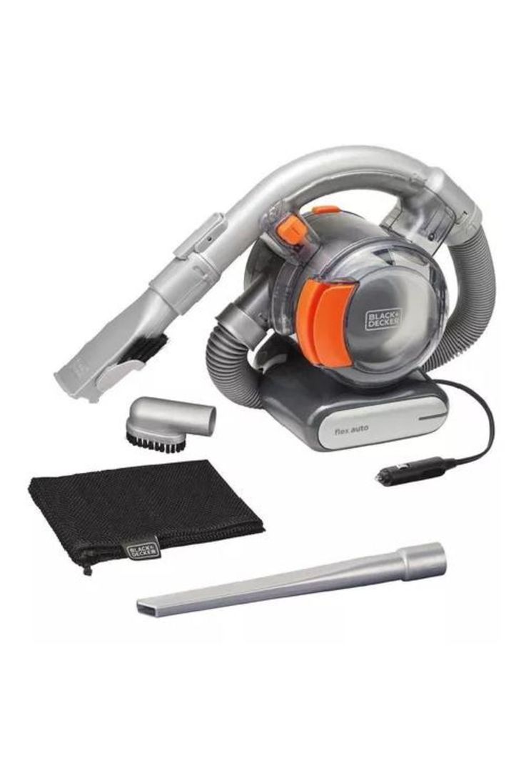 Aspiradora de mano Black+Decker BDCV560F 560ml gris y naranja-0